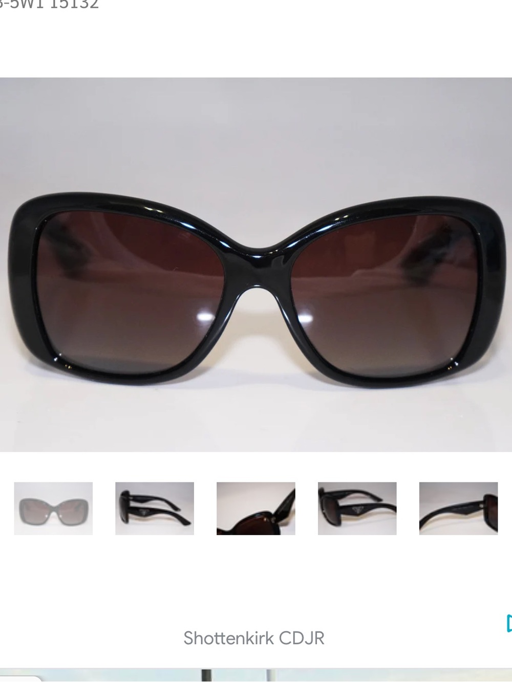AUTHENTIC PRADA HERITAGE POLARIZED SUNGLASSES. HAVANA BROWN. WORN ONCE!! - Picture 14 of 15